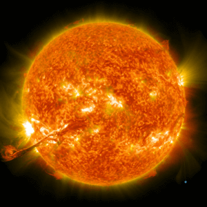 Grössenvergleich Sonne-Erde